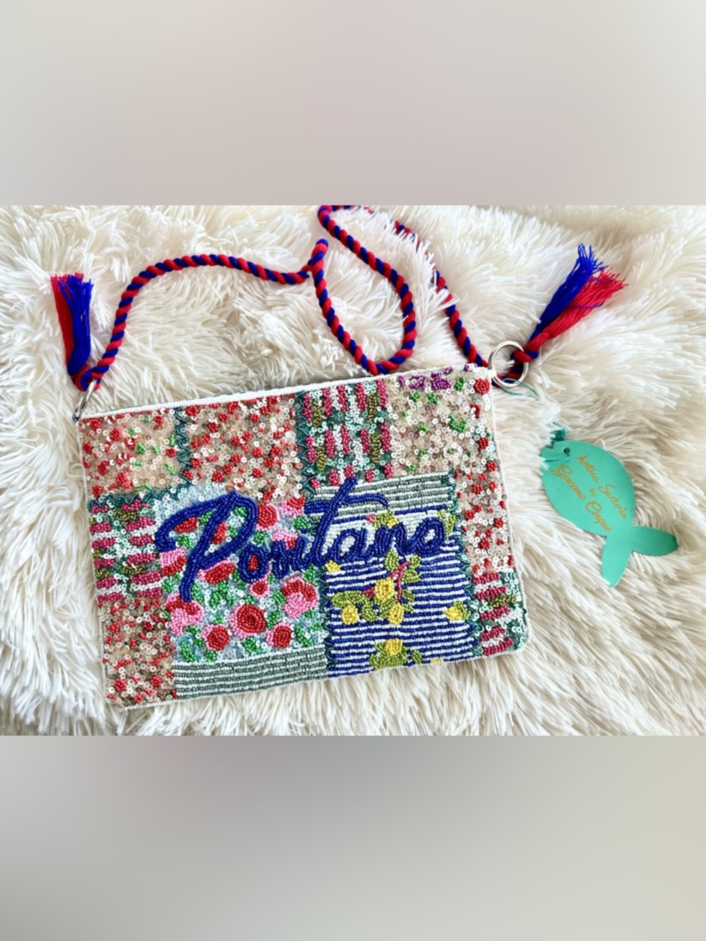 ANTICA SARTORIA 🇮🇹✨| POSITANO Beaded Clutch